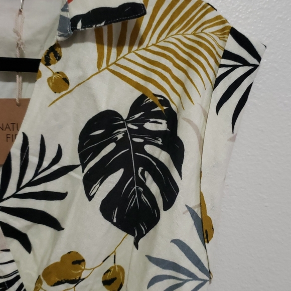 NEW VICI Canyon Palm Print Tie Dress - Picture 10 of 15